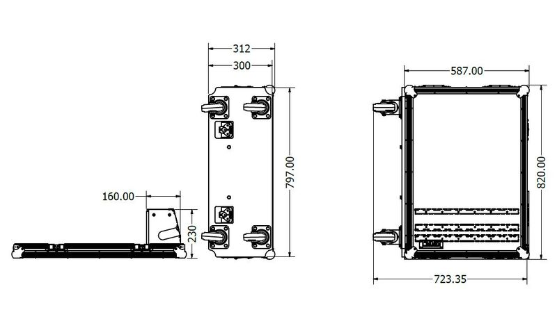 Yamaha TF1 m/Doghouse - Flightcase