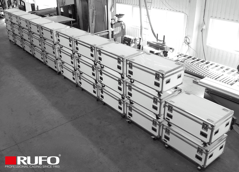 Flightcase i plexiglass