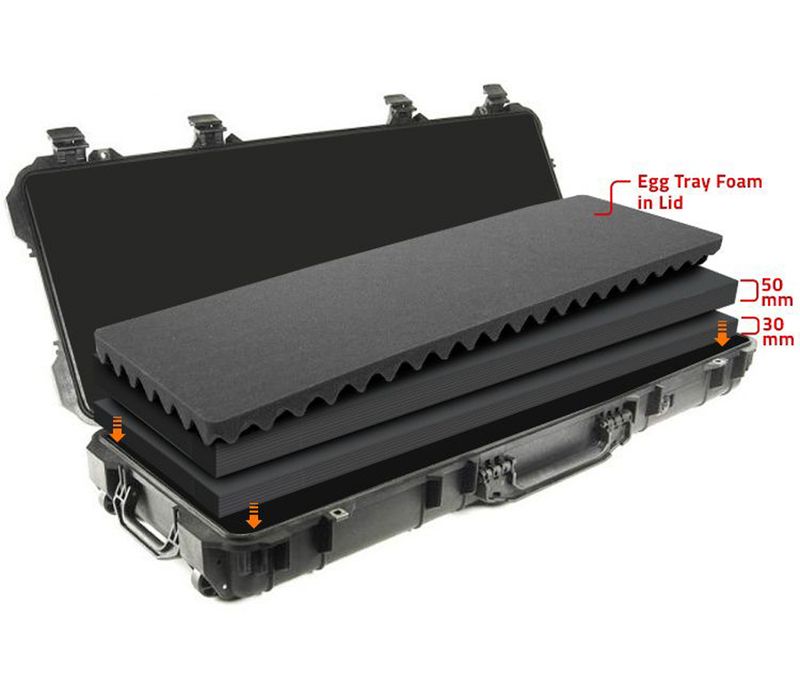 Peli 1720 Protector Case m/Multilagsskum