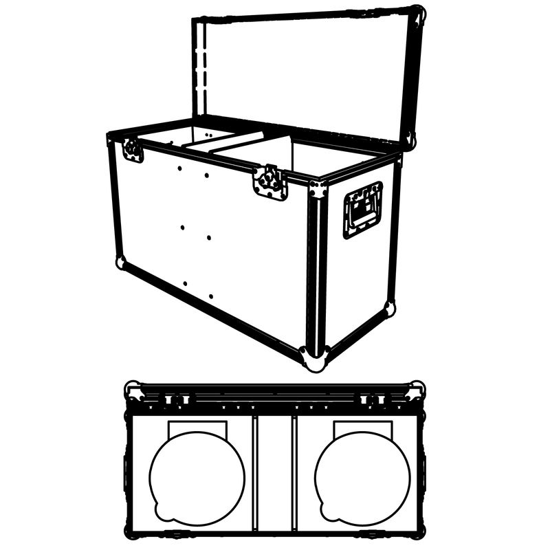 Chauvet Ovation 165WW - Flightcase