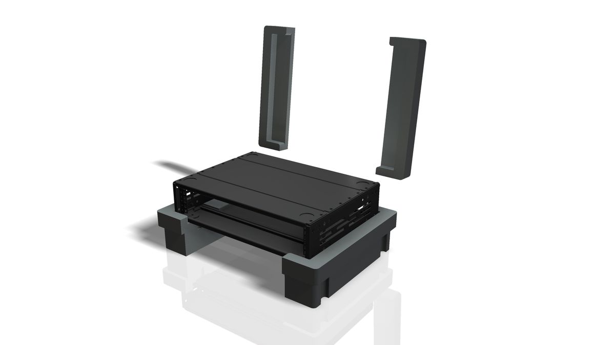 PTS AluPro 2U Lite Flyrack