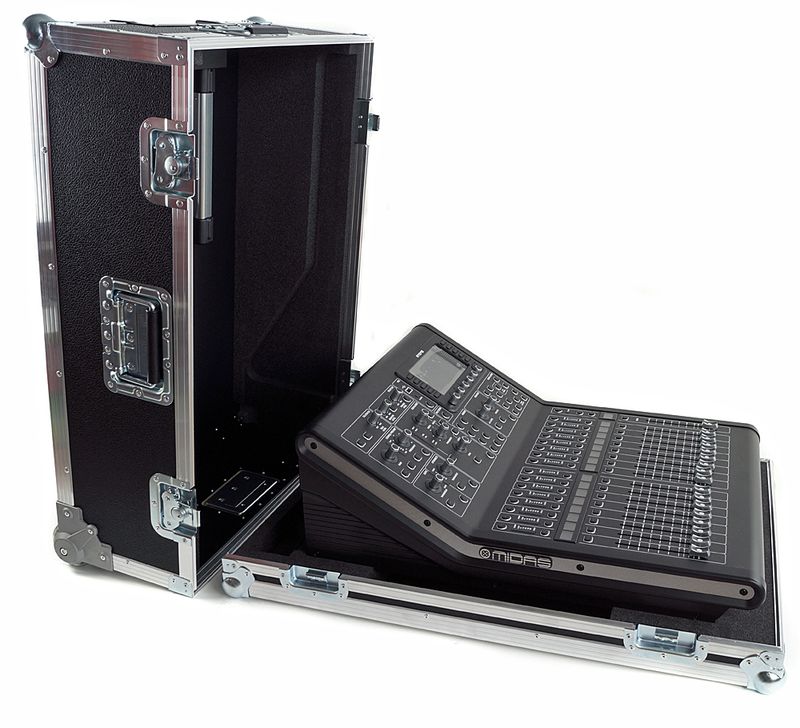 Midas M32R m/hjul - Flightcase