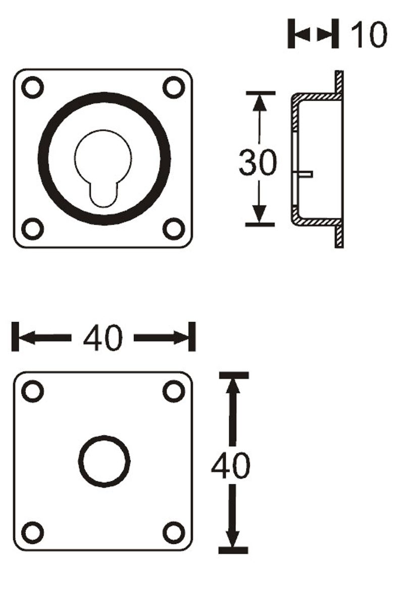 Adam Hall 87987 Bordbeslag hun
